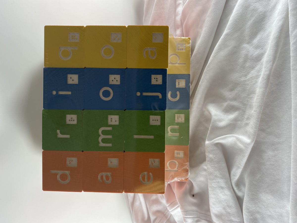 Larger picture of our Braille Alphabet Blocks
