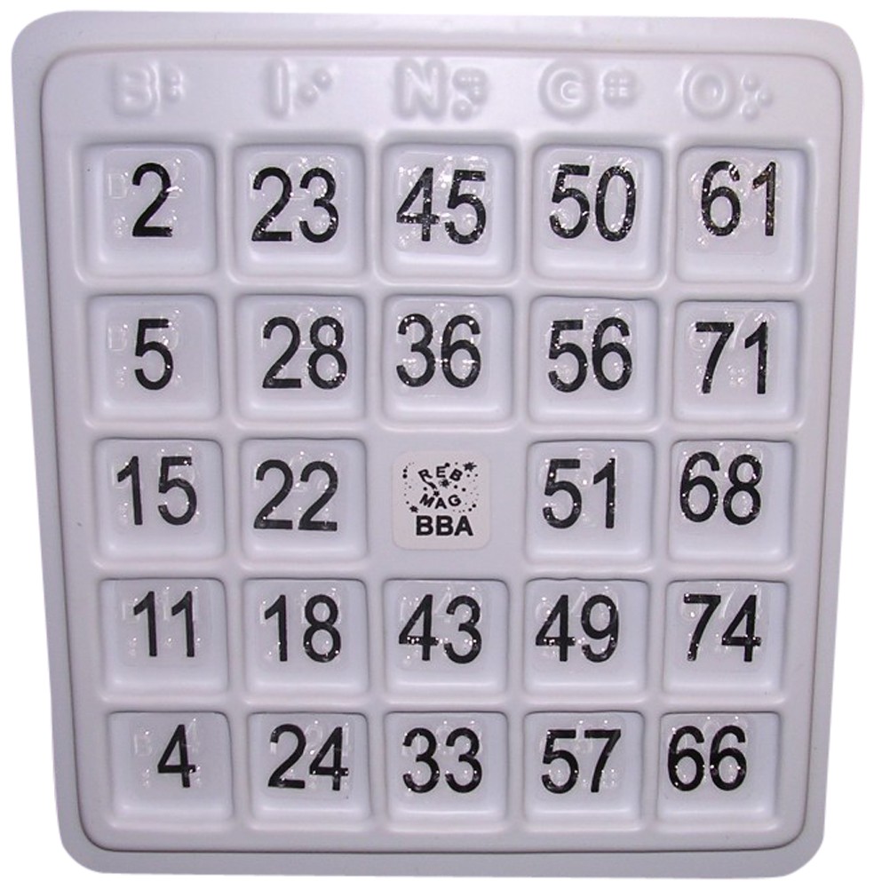 Picture picture of our Bingo Playing Board