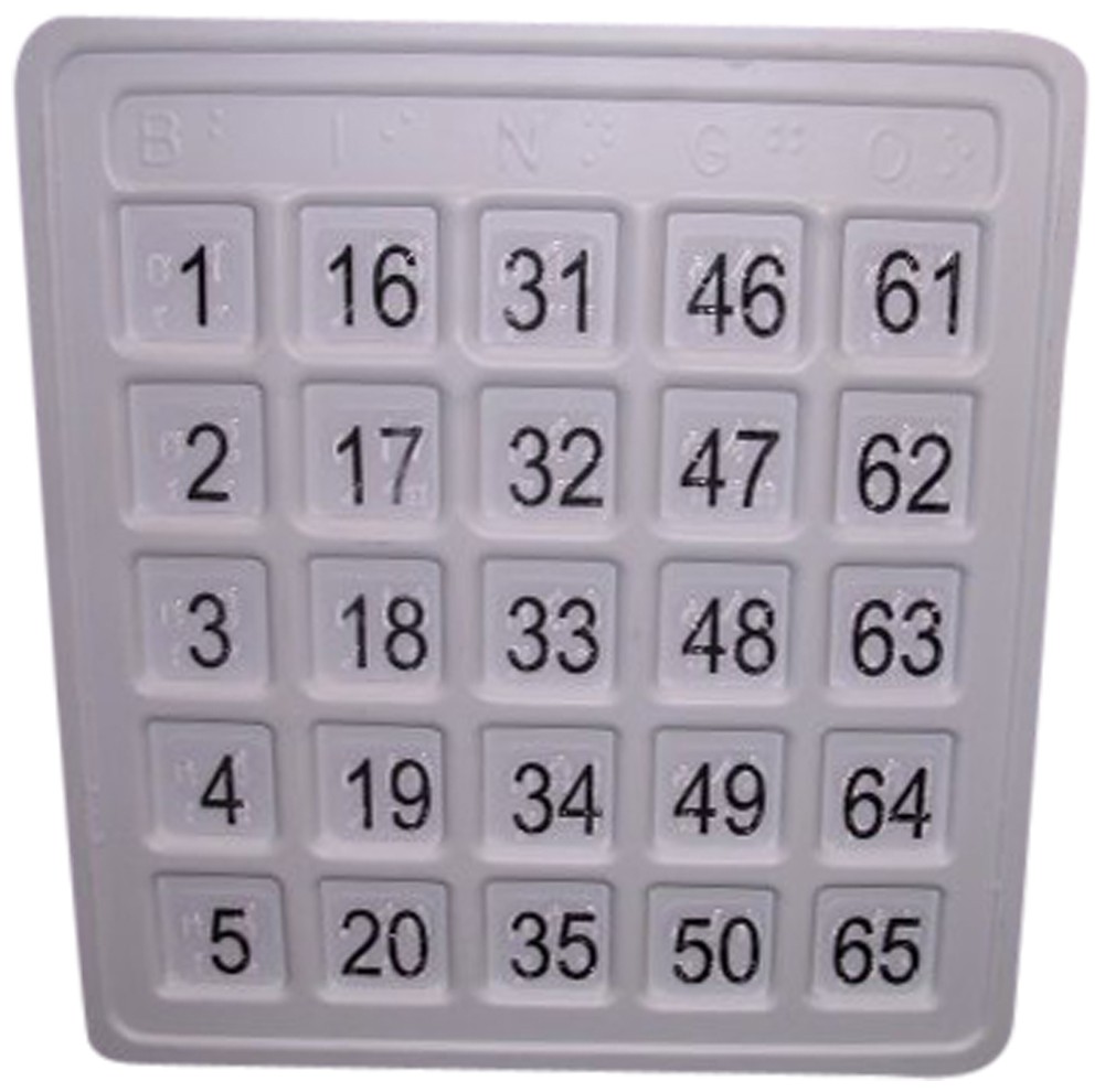 Larger picture of our Bingo Call Board