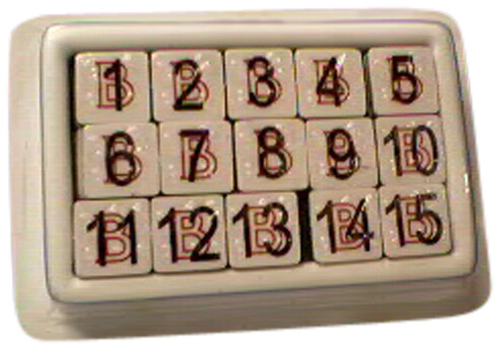 Picture picture of our Bingo Call Numbers