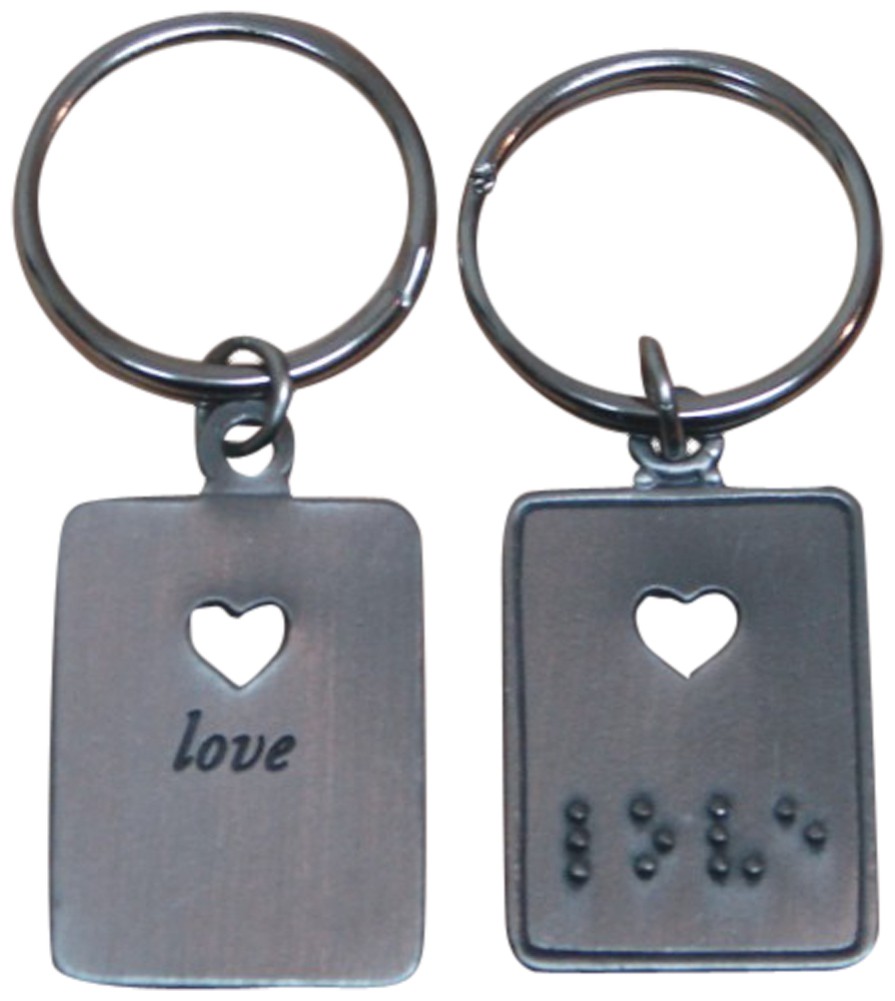 Larger picture of our Braille Keychain