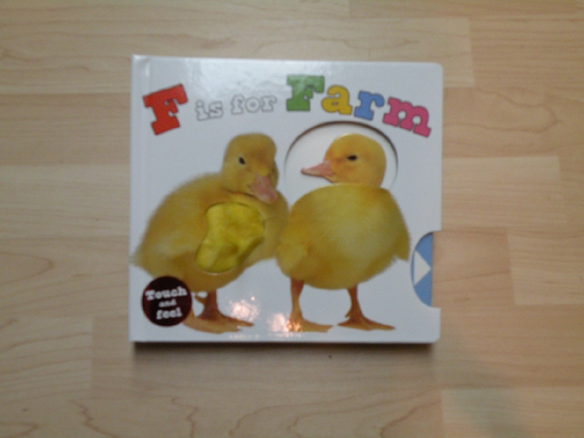 Picture picture of our F is for Farm, Braille Board Book