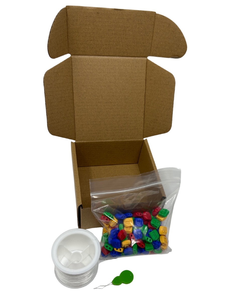 Picture picture of our Braille Friendship Bracelet Kit