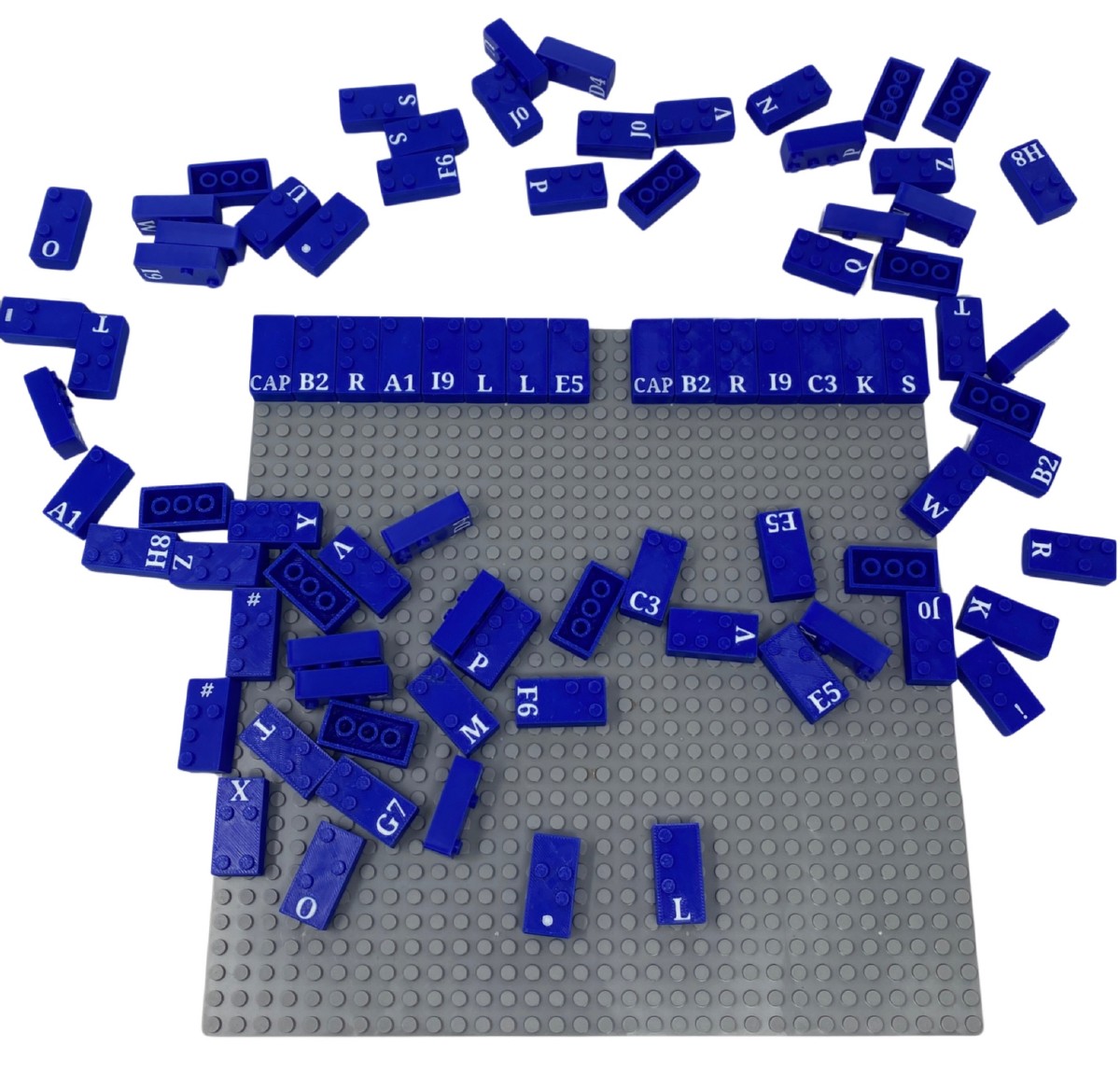 Picture picture of our Braille Bricks, Read and Learn