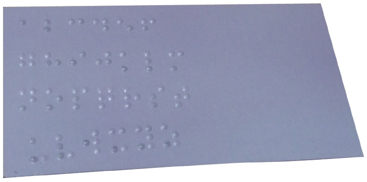 Picture picture of our Braille Fridge Magnet, Ten-Count