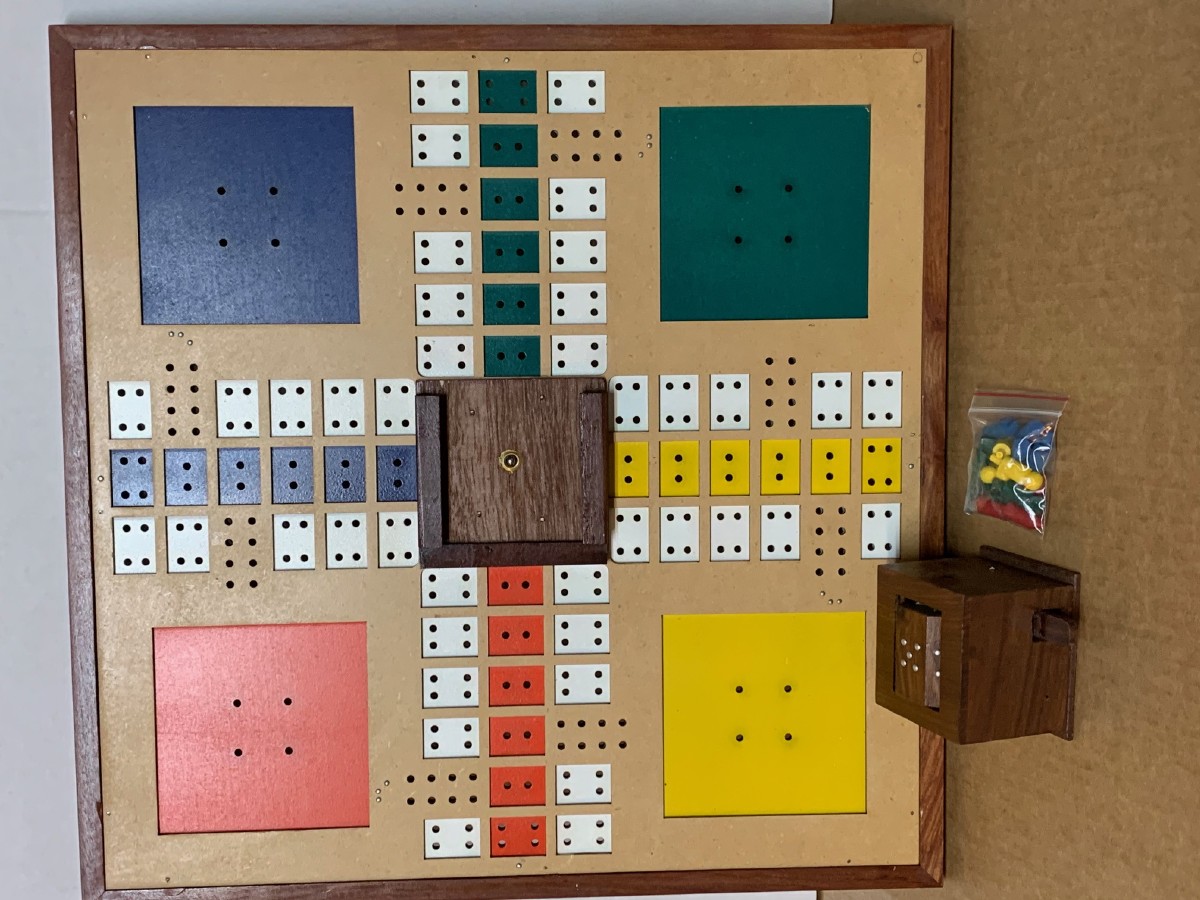 Picture picture of our Giant Parcheesi