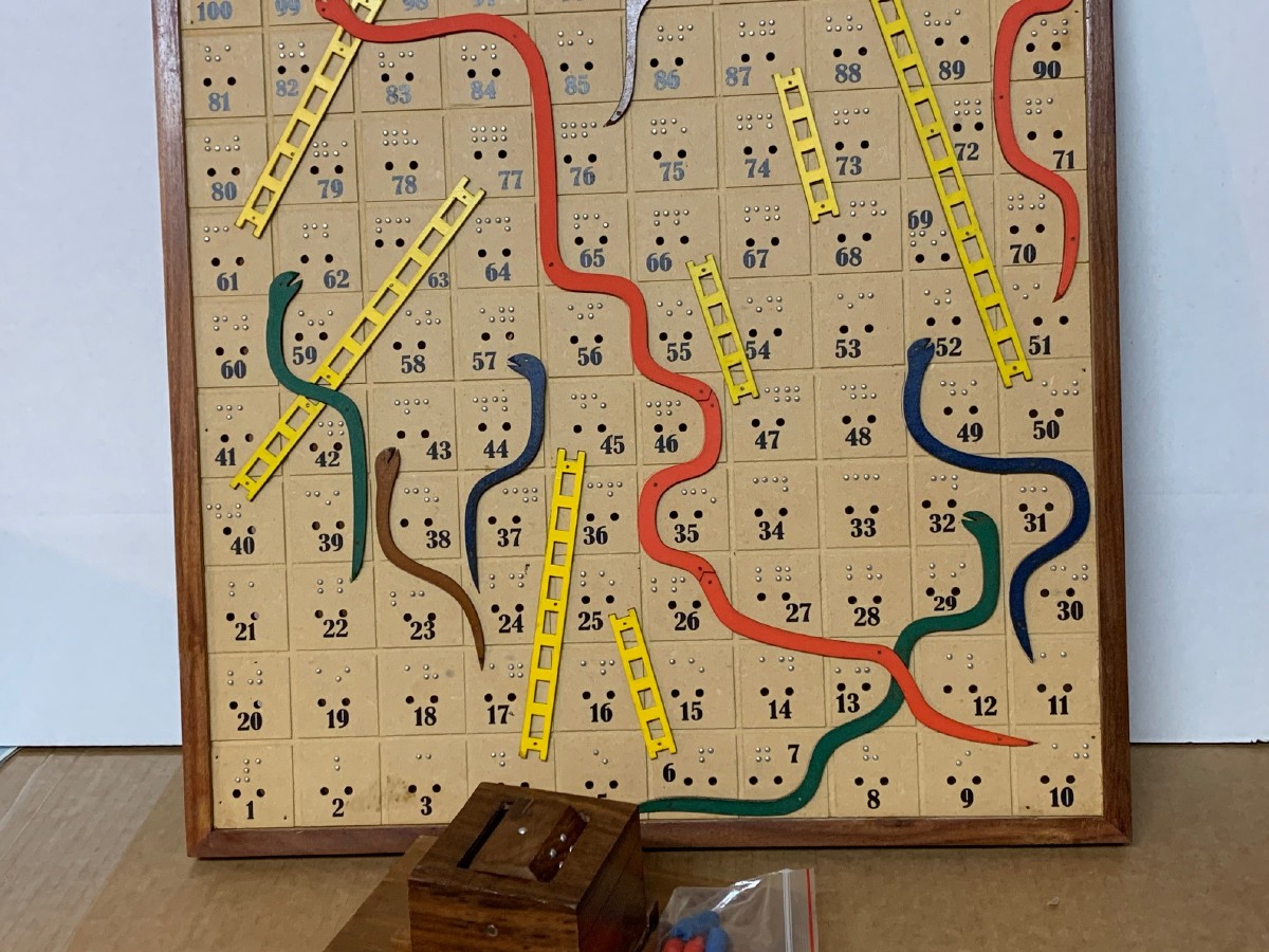 Larger picture of our Giant Snakes and Ladders