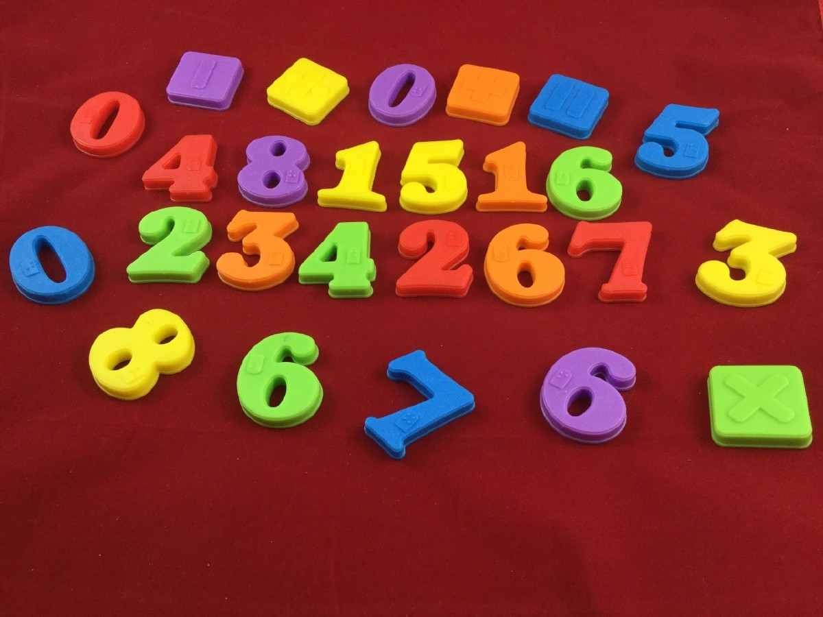 Picture picture of our Braille Magnetic Numbers
