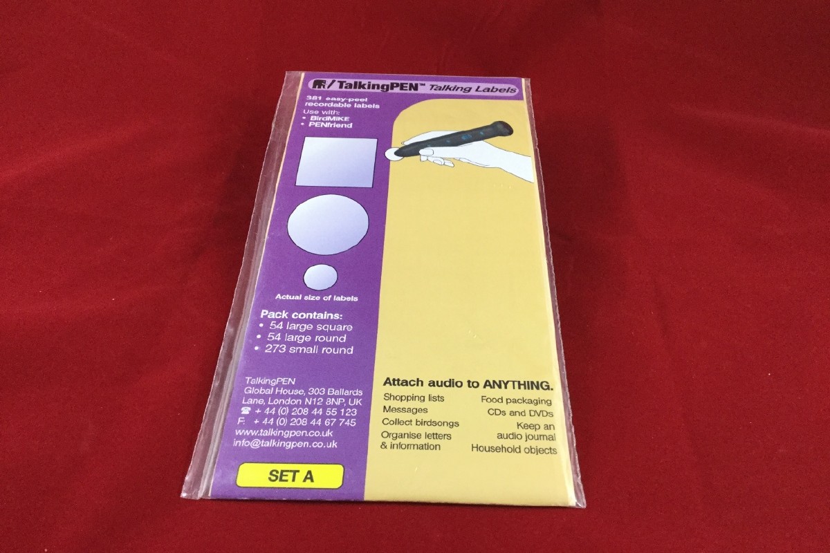 Picture picture of our PenFriend Refill Labels