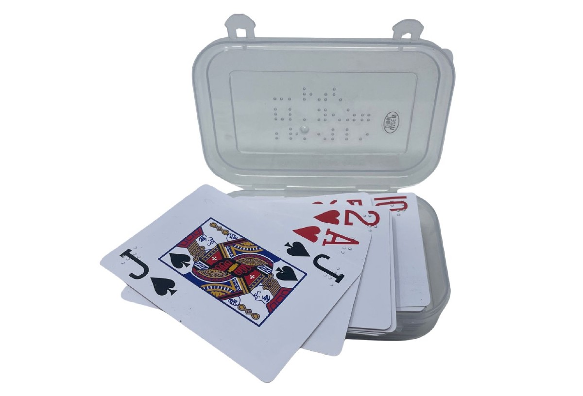 Picture picture of our Braille Playing Cards, Plastic
