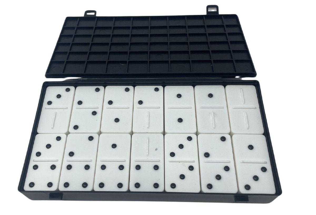 Picture picture of our Double-Six Dominoes, Plastic