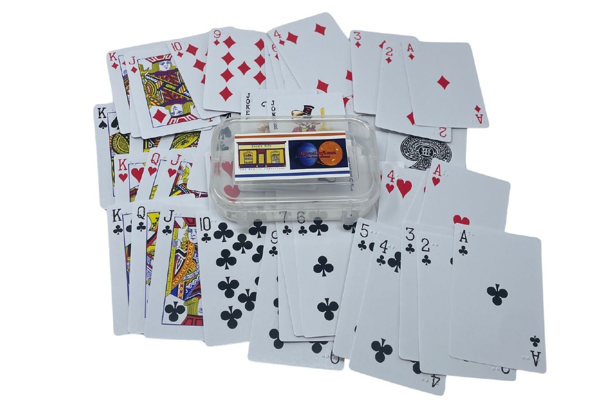 Picture picture of our Braille Playing Cards, Regular