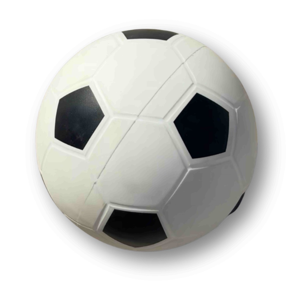 Picture picture of our Rubber Rattle Soccer Ball