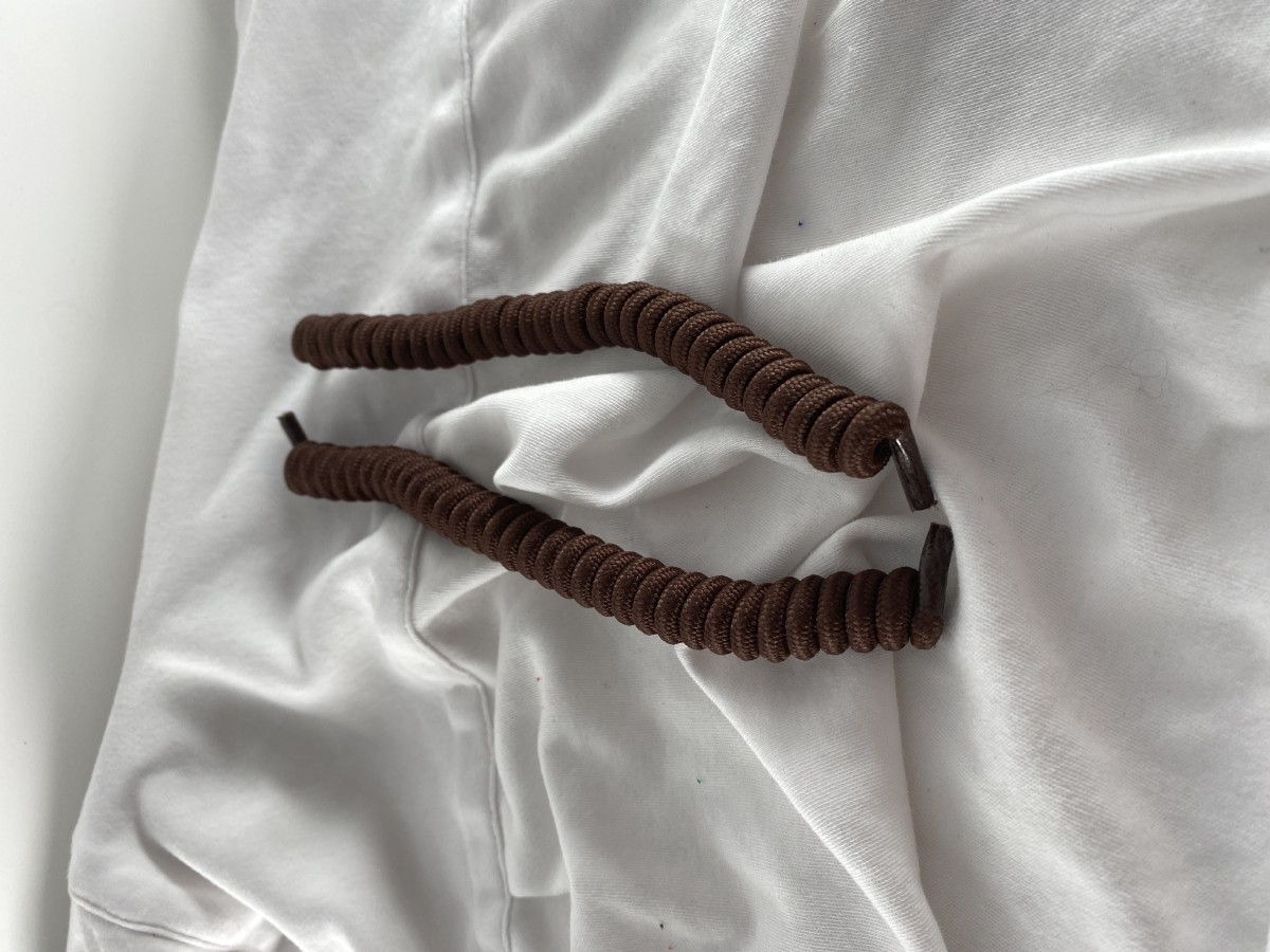 Picture picture of our Curly Shoelaces, Brown