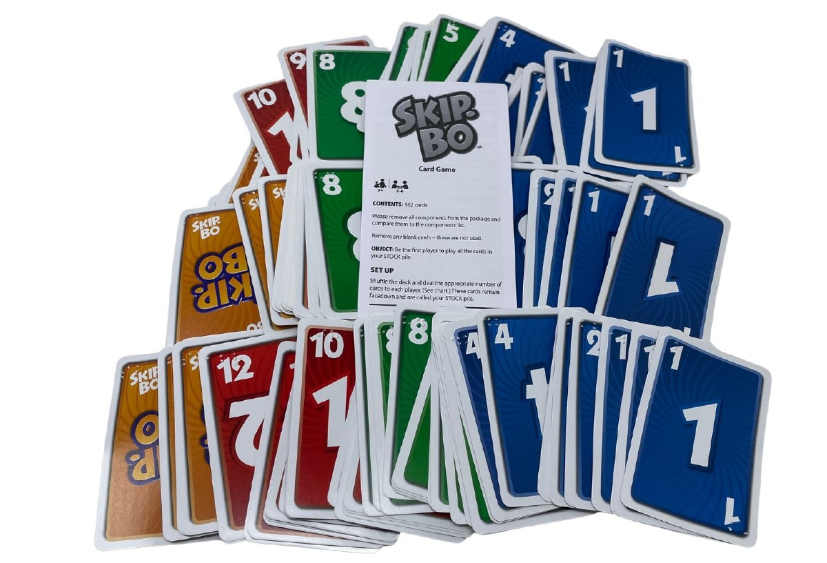 Picture picture of our Braille Skip-Bo Cards
