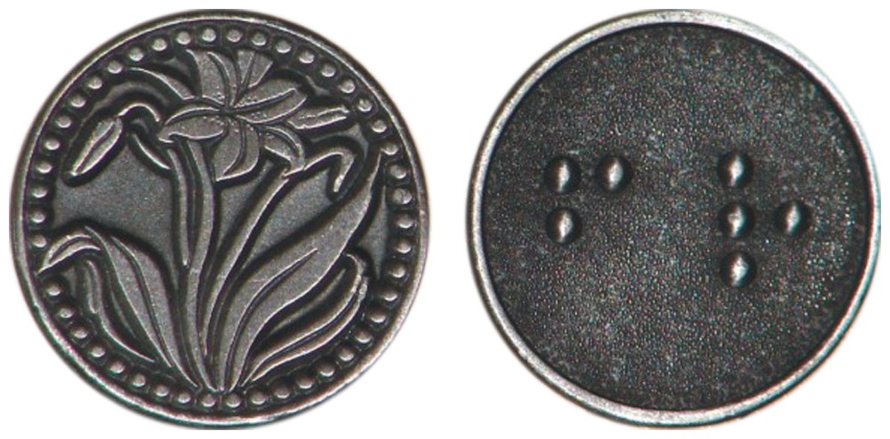 Larger picture of our Braille Pocket Token