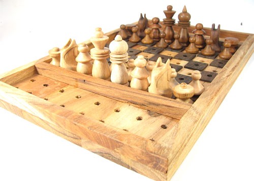 Different picture of our Chess Set, Wooden