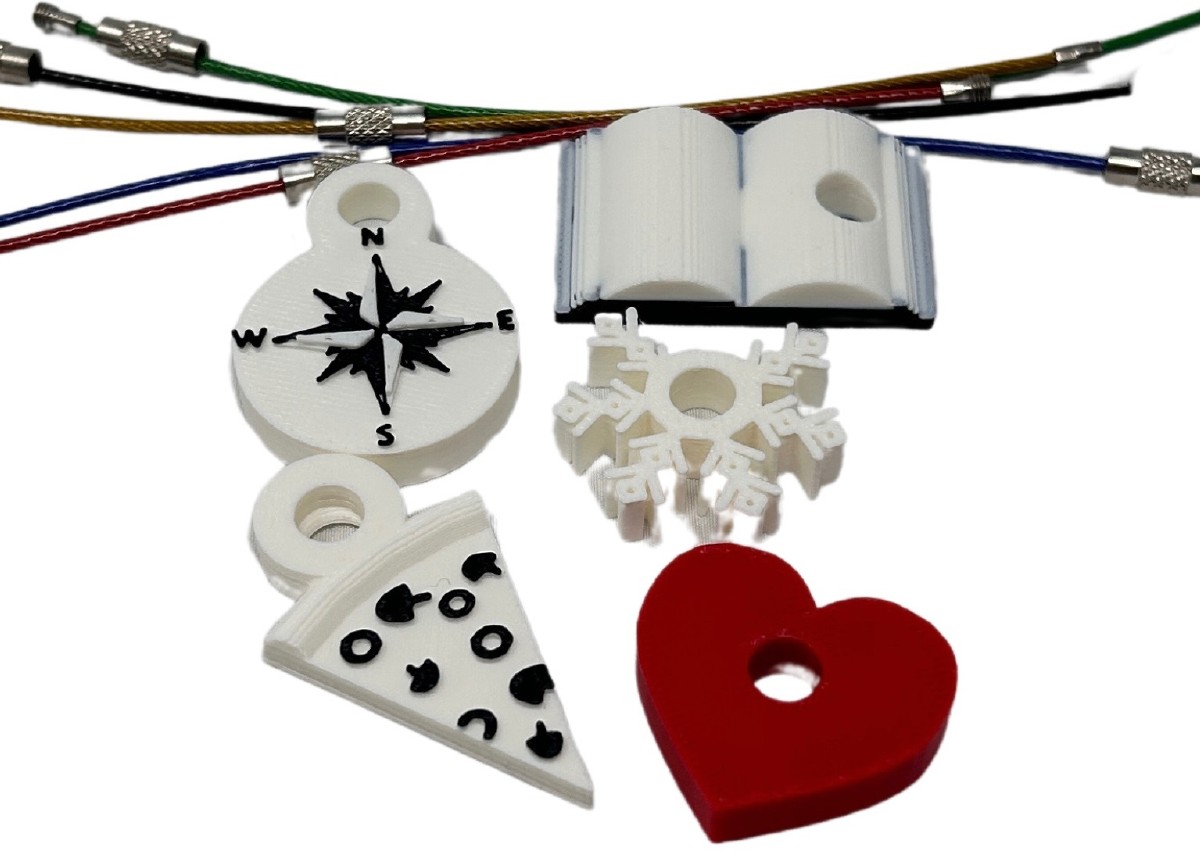 Picture picture of our White Cane Charms