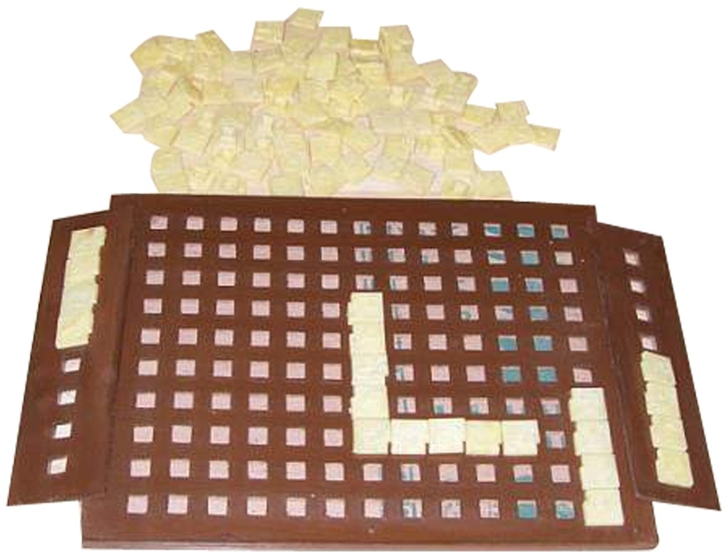 Picture picture of our Braille Word Board