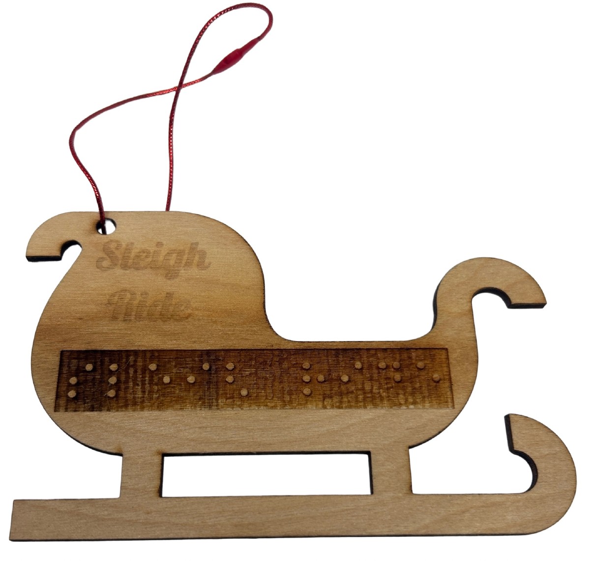 Picture picture of our Braille Christmas Carol Ornament