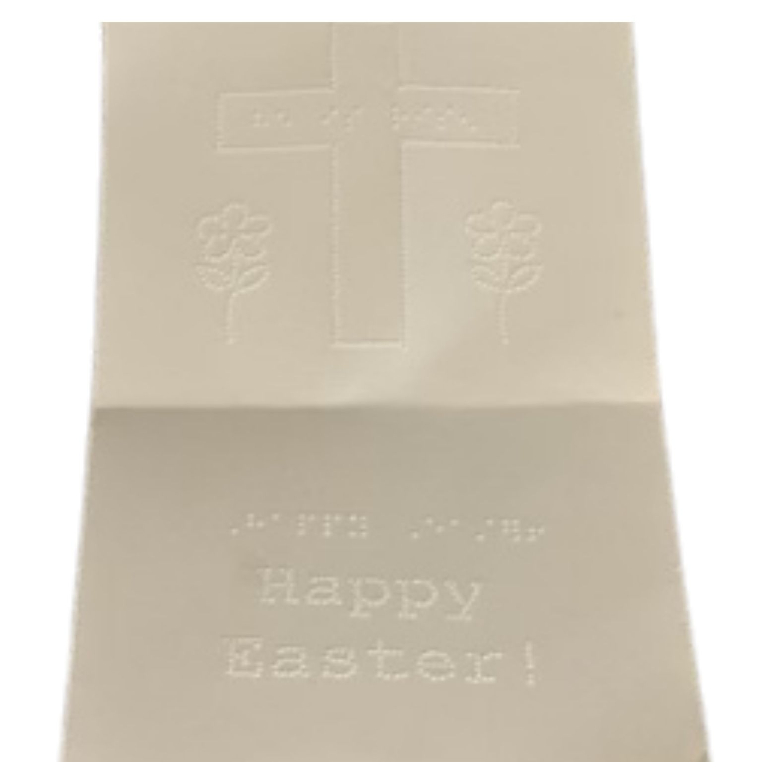 Picture picture of our Tactile Cross Easter Card