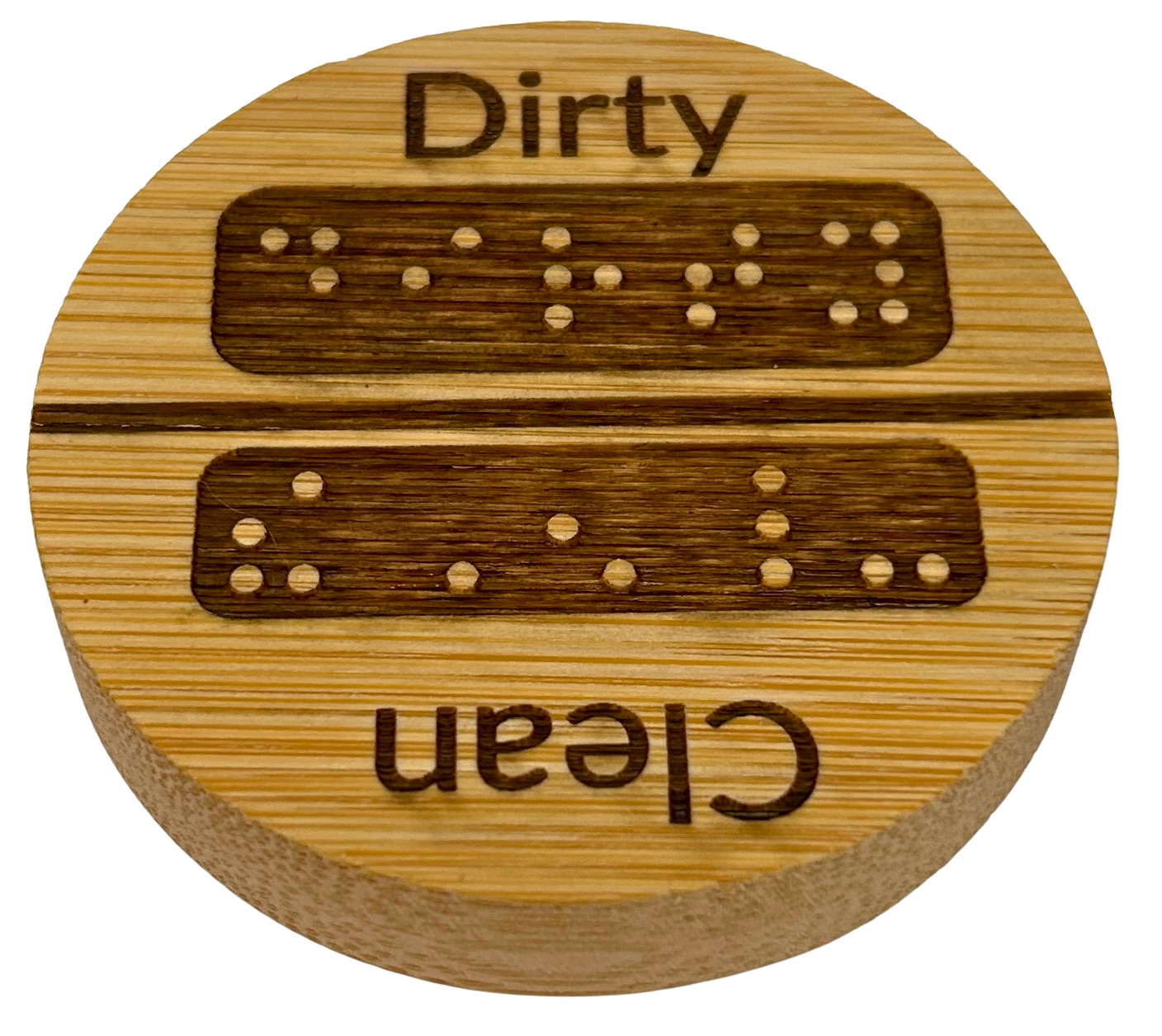 Picture picture of our Braille Dishwasher Magnet