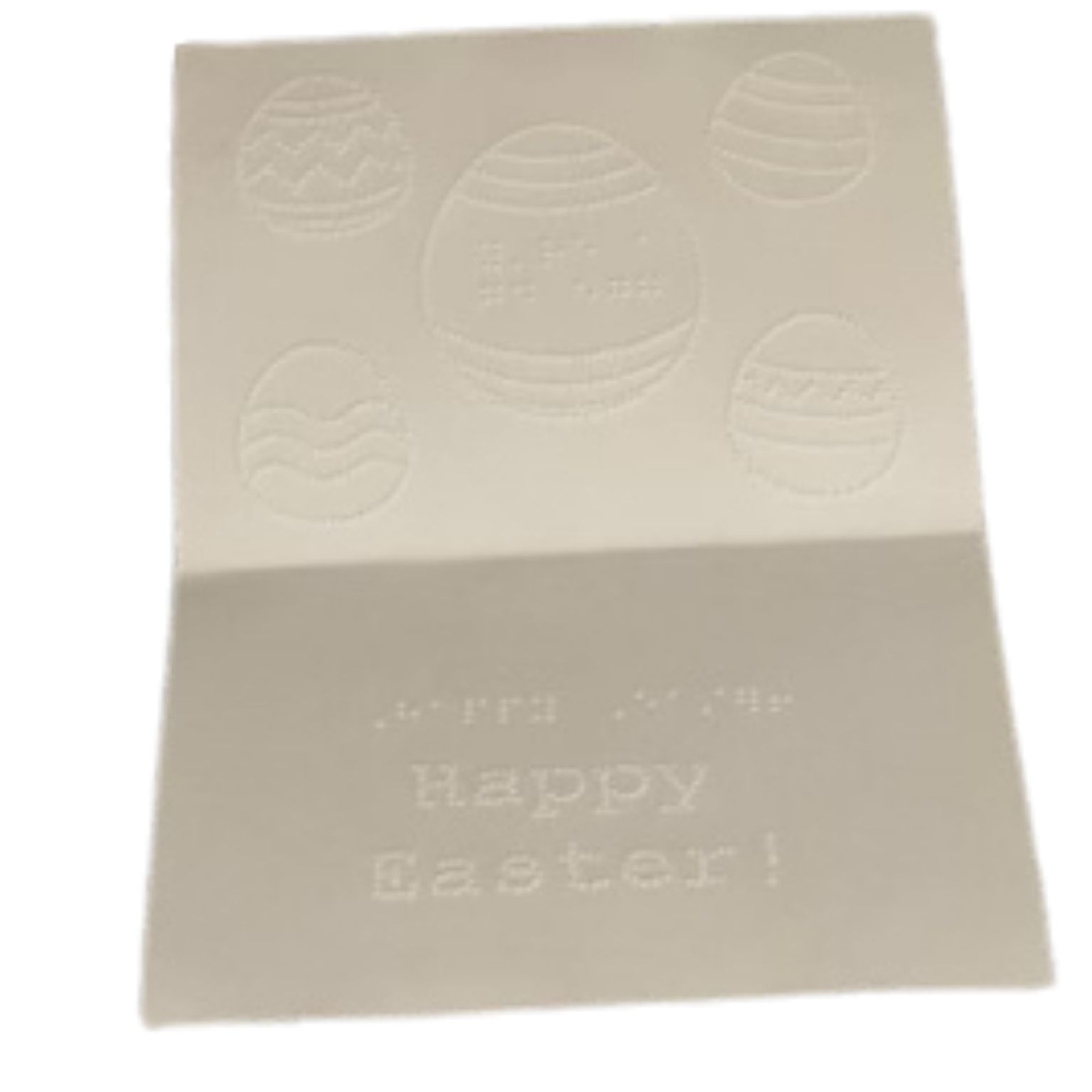 Picture picture of our Tactile Easter Card